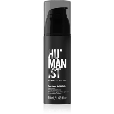 Abbildung von HUMANIST Pflege für Männer Feuchtigkeitsspendende &amp; Revitalisierende Gesichtscreme 3in1 Glättet Falten Verbessert die Hautelastizität Hyaluronsäure, Sheabutter, Panthenol 50 ml
