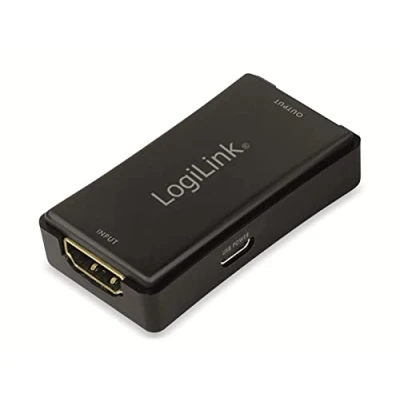 Abbildung von LogiLink HD0014 HDMI Repeater UHD, 25m (4K/60Hz), 40m (4K/30Hz), HDCP 2.2, um Signale zu verlängern
