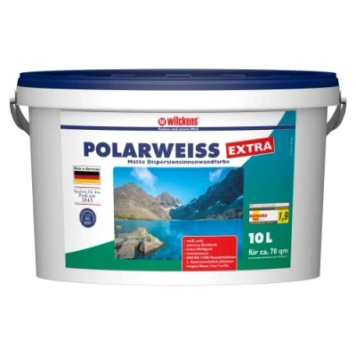 Abbildung von Wilckens Farben Wand und Deckenfarbe 10 L. Polarweiß Extra, Innenfarbe