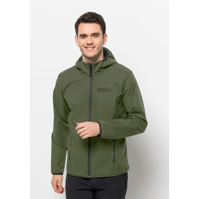 Abbildung von Jack Wolfskin Bornberg Hoody M Softshelljacke, Herren, Größe: Small, Greenwood