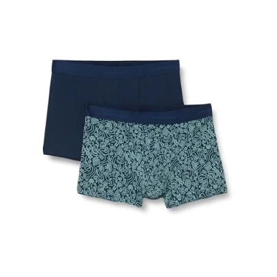 Abbildung von DAGI 2 PACK Floral Regular Waist Panties, Herren, Größe: XXL, Dark blue