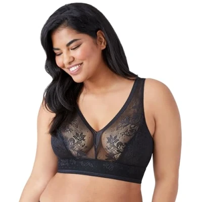 Abbildung von Wacoal BH Net Effects Bralette Schwarz 80 Damen