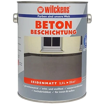 Abbildung von Wilckens Betonbeschichtung LF Kieselgrau