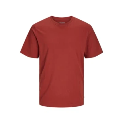 Abbildung von Jack &amp; Jones TEE O NECK NOOS Tshirt basic, Herren, Größe: Medium, Red ochre
