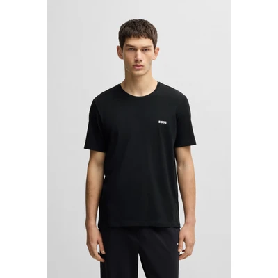 Abbildung von BOSS MIX Match Nachtwäsche Shirt, Herren, Größe: Large, Black