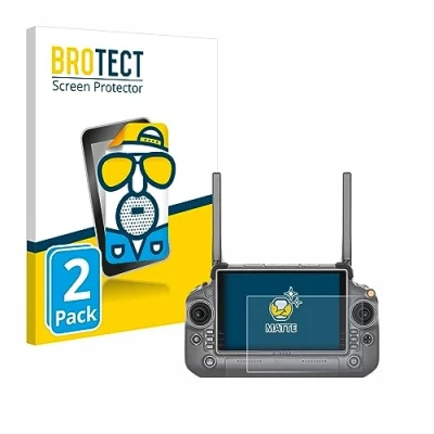 Abbildung von BROTECT Entspiegelungs Schutzfolie für DJI RC Plus (2 Stück) Matte Displayschutz Folie, Anti Reflex, Fingerprint