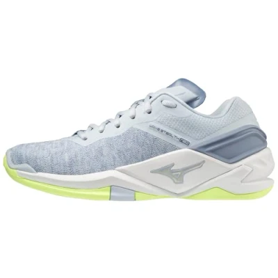Abbildung von Mizuno Wave Stealth Neo Damen Heather/Neo Lime