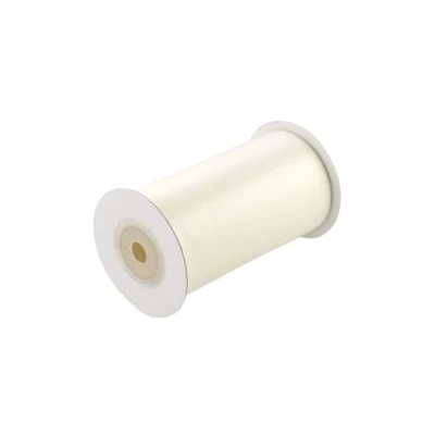 Abbildung von Creativery Satinband, Satinband 100mm x 10m Rolle Ivory / Elfenbein