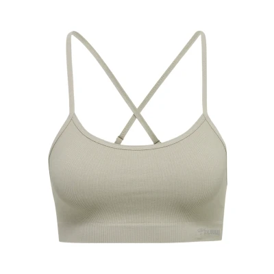 Abbildung von Hummel Hmljuno Sportbh mit leichter Stützkraft, Damen, Größe: XS, Chateau gray