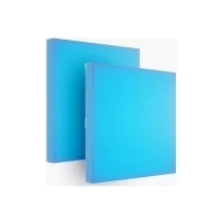 Abbildung von Nanoleaf Blocks Erweiterungspack 2 Carrés (Starterpack nötig), RGBW farbwechselnde Wandlampe, einstellbare Farbtemperatur 1200K 6500K, diffus Stimmungslampe (23,1 x 23,1 cm pro Stück)