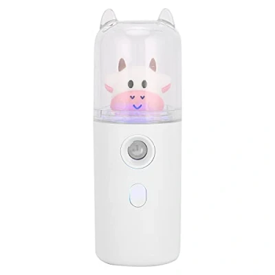 Abbildung von Gesichtsmister Nano Spray, Mini Handliche Feuchtigkeitsspray Mister Gesichtsdampfer Nebel Schönheit für Gesicht täglich Make up Hautpflege Mist Sprühgerät USB 30ml