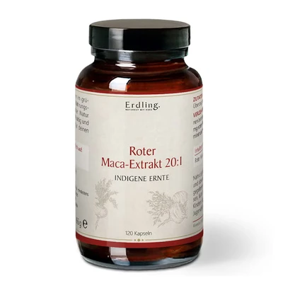 Abbildung von Rotes Maca Extrakt 20:1 120 Kapseln 66 kg