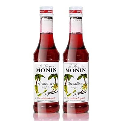 Abbildung von 2x Monin Grenadine Sirup, 250 ml Flasche