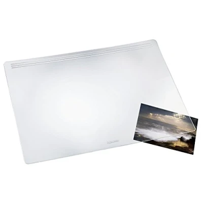 Abbildung von Läufer 32700 Matton transparent glasklar, Schreibtischunterlage 49x70 cm, durchsichtige Schreibunterlage für besonders hohen Schreibkomfort