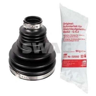 Abbildung von SWAG 33 10 1428 Achsmanschette Vorderachse, getriebeseitig thermoplastische Polyester Elastomere FORD: Transit Custom V362 Kastenwagen