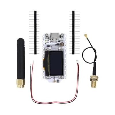 Abbildung von DollaTek 868MHz 915MHz Lora SX1262 Entwicklungsboard 0.96 OLED Display ESP32 WiFi Kit 32 Bluetooth Kartenentwicklung IOT Modul LoRaWAN für Arduino meshtastic