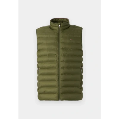 Abbildung von Tommy Hilfiger Herren Packable Recycelte Weste MW0MW37677 Weste, Grün, M, Grün (Huntsman Green), M