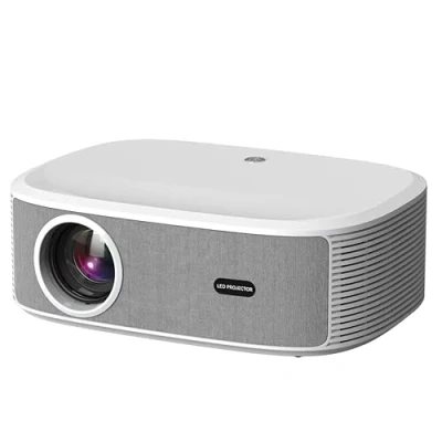 Abbildung von Maxxo Projektor LED800, 700 ANSI Lumen, Native Full HD 1080P, Unterstützung 4K, 5000:1, Autofokus, 5G WiFi, Bluetooth, Dolby Audio, zertifiziertes Netflix, YouTube, Prime Video, Linux (Weiß)