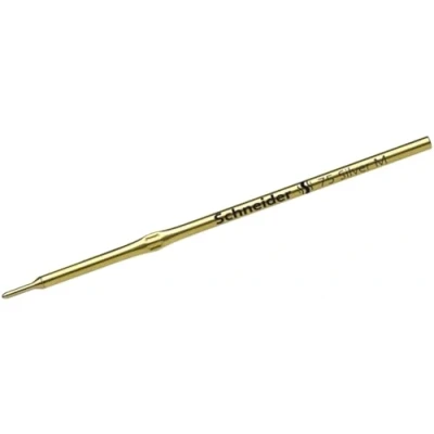 Abbildung von Schneider 7519 Silver 75 M Kugelschreibermine (Strichstärke M, Schreibfarbe Silber) 10er Packung