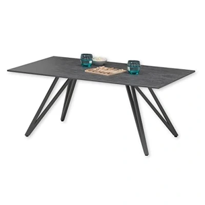 Abbildung von Home affaire Couchtisch &quot;Jesse&quot;, 110 cm breit Keramik Anthrazit