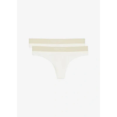 Abbildung von Marc O&#039;Polo Iconic 2 PACK String, Damen, Größe: Small, Weiss