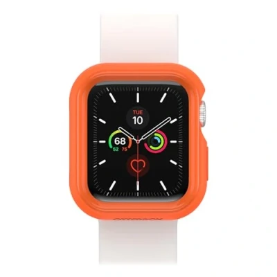Abbildung von OtterBox Watch Bumper für Apple Series SE (2nd/1st gen)/6/5/4 40mm, stoßfeste, sturzsichere, schlanke Schutzhülle Watch, schützt den Display und die Kanten, Orange