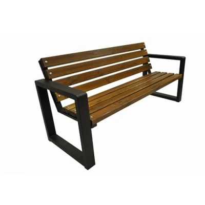 Abbildung von Primario Grande Gartenbank, Parkbank Gartenmöbel, Outdoor Bank mit 350kg Tragfähigkeit Sitzbank Holz Wetterfeste (Grande, Braun, 200cm Sitzlänge, CE)
