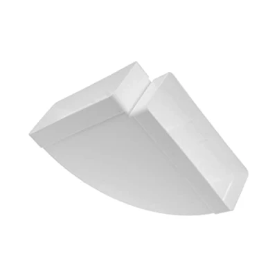 Abbildung von 220 x 90 mm / 22 9 cm horizontaler rechteckiger Kanalbogen für Rohranschluss Winkel: Lüftungssystem, Heizung, Kühlung Lüftungselement begrenzte Räume