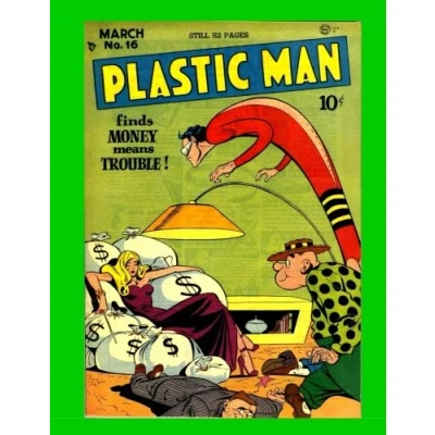Abbildung von Plastic Man #16: Jack Cole&#039;s Wacky Superhero All Stories No Ads