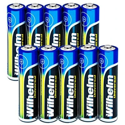 Abbildung von Wilhelm 10 AAA Mikro Universal Alkaline Batterien im Shrink LR03…
