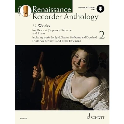 Abbildung von Renaissance Recorder Anthology 2: 32 Stücke für Sopran Blockflöte und Klavier. Band 2. (Schott Series, 2, 2)