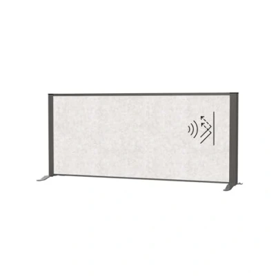 Abbildung von Maul Sideboard Trennwand MAULconnecto anthrazit 120/52,75cm Akustik he