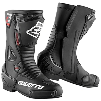 Abbildung von Bogotto Losail Motorradstiefel, schwarz, 47