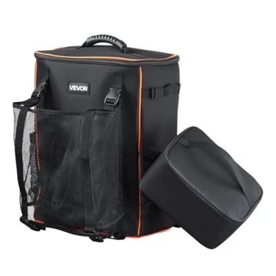 Abbildung von VEVOR Schweißrucksack für Werkzeuge Helme 35,6L 600D Polyester 420x390x475mm