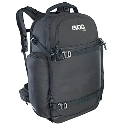 Abbildung von EVOC CP 35 Sportrucksack, ideale Fototasche (verstellbarer Hüftgurt, Kleinteilfächer, Lawinenausrüstung, atmungsaktives Material, Maße: 19 x 55 34 cm, Volumen: l), Schwarz