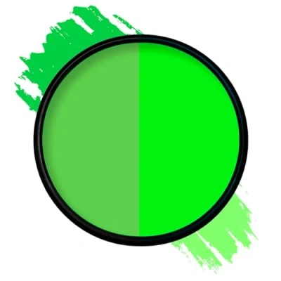 Abbildung von Mehron Paradise Make up AQ Gesichts und Körperfarbe (40 G) Schwarzlicht reaktiv Schminke für Gesicht, Körper die Haare (Martian)