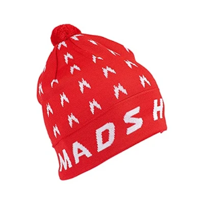 Abbildung von K2 Unisex Erwachsene Madshus Mütze Logo Beanie red 18F4307, 1SIZ