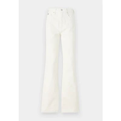 Abbildung von Tommy Hilfiger BOOTCUT Jeans RELAXED HW ECRU mit Logo Badge