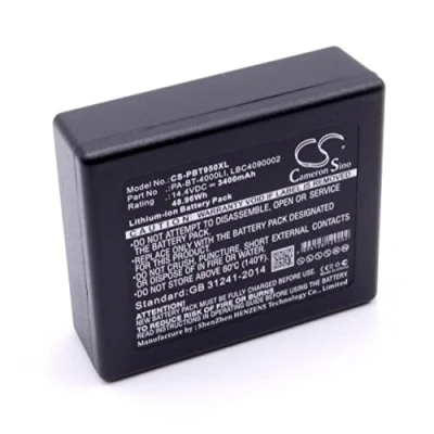 Abbildung von vhbw Li Ion Akku 3400mAh (14.4V) kompatibel mit Drucker Kopierer Scanner Etiketten Ersatz für Brother LBC4090002, LBD709 001, LBF3250001, PA BT 4000LI