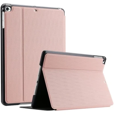 Abbildung von ProCase Buchdeckel Hülle für iPad 9.7 Zoll 6. Generation 2018/5. 2017 / Air 2 1, Schutzhülle Case Smart Cover 6 5 Roségold
