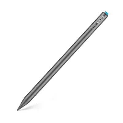 Abbildung von adonit Neo Pro Stylus Apple iPad Eingabestift mit magnetischer Befestigung [Kabelloses Laden am iPad, Extra Lange Akkulaufzeit, Handflächen Erkennung, Austauschbare dünne Spitze] Space grau