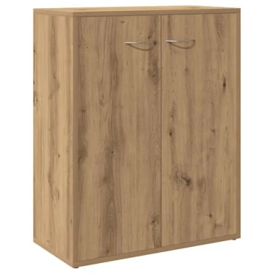 Abbildung von vidaXL Sideboard Artisan Eiche 60x30x75 cm Holzwerkstoff, Schrank, Highboard, Wohnzimmerschrank, Lagerschrank, Beistellschrank, Konsolenschrank