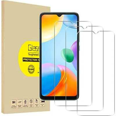 Abbildung von [3 Stück Schutzfolie Kompatibel mit Xiaomi Redmi 10CPanzerglasfolie, Anti Kratz, 9H Härte, Ultra Klar Schutzglas, Blasenfrei Folie, Fall Transparent Panzerglasfolie
