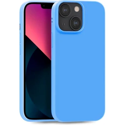 Abbildung von MyGadget Hülle kompatibel mit iPhone 13 Mini robuste Handyhülle TPU Case Slim Silikonhülle Back Cover Kratzfest Schutzhülle matt Hellblau