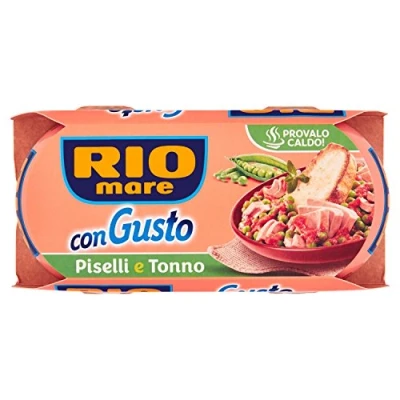 Abbildung von 12x Rio Mare Piselli e Tonno fertiggerichte Thunfisch Erbsen 2x160g Instant food