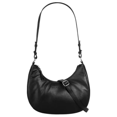 Abbildung von bruno banani Umhängetasche echt Leder Damen Handtasche aus echtem 2in1 Schultertasche Crossbody Bag mit Handyfach 022202