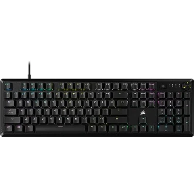 Abbildung von Corsair K70 Core RGB Mechanische Gaming Tastatur rote lineare Schalter MLX vorgeschmiert Schalldämpfung Mediensteuerung iCUE kompatibel QWERTY Design