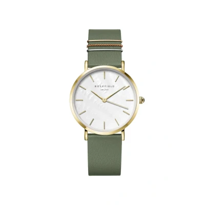 Abbildung von Rosefield WEST Village Uhr, Damen, Größe: One Size, Olive green