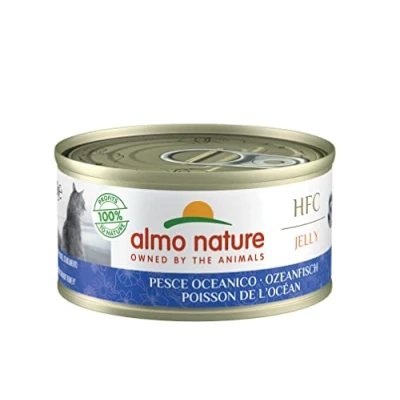 Abbildung von almo nature HFC Jelly Katzenfutter nass Ozeanfisch 24er Pack (24 x 70g)