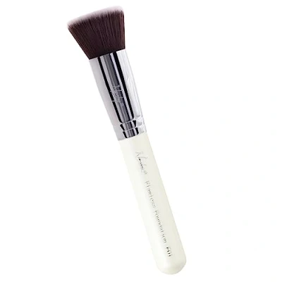 Abbildung von Nanshy Flat Top Flawless Foundation Makeup Brush Groß Kabuki Pinsel Mineral Powder Liquid Fluid Kosmetik Make Up Kontur Vegane Synthetisch Profi